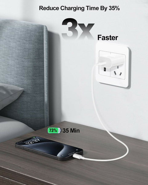 35W USB-C Fast Charging Power Adapter compatible